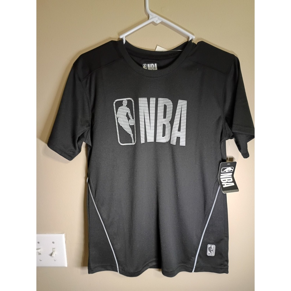 Men's XL NBA Dri Fit Tee Athletic Black Short Sleeve
